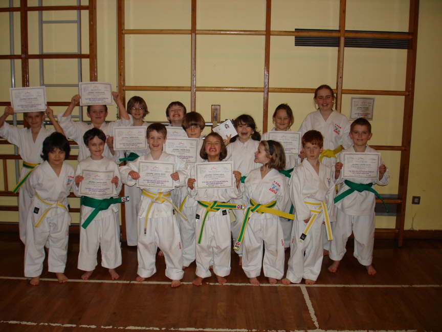 Cottenham Juniors after January 2010 Grading